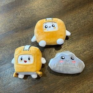 Lankybox Plushies Boxy and Roxy